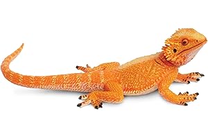 Safari Ltd. Bearded Dragon Figurine - Detailed 8.5" Plastic Model Figure - Fun Educational Play Toy for Boys, Girls & Kids Ages 18M+