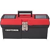 CRAFTSMAN Tool Box, Lockable, 16 in., Red/Black (CMST16901)