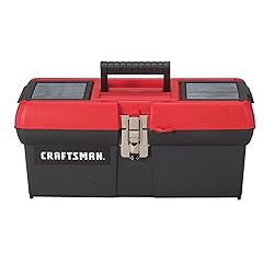 CRAFTSMAN Tool Box, Lockable, 16 in., Red/Black