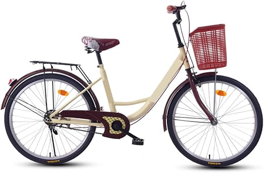 Amazon 自転車 成人男性と女性の婦人車は 学生がrv車超軽量レトロ通勤します ベージュ Couyy ロードバイク