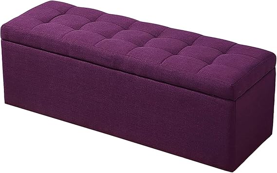 Amazon Com Zmq Storage Ottomans Linen Fabric Storage Ottomans