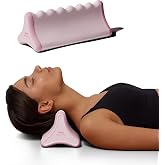 SNPE Wave Eiffel II - 3 Different Edged, Whole Body Massage Tool, Neck, Shoulder, Back, Lower Back, Hip Muscle Pain Relief, Trigger Point &amp; Deep Tissue Muscle Release (Sweet Pink)