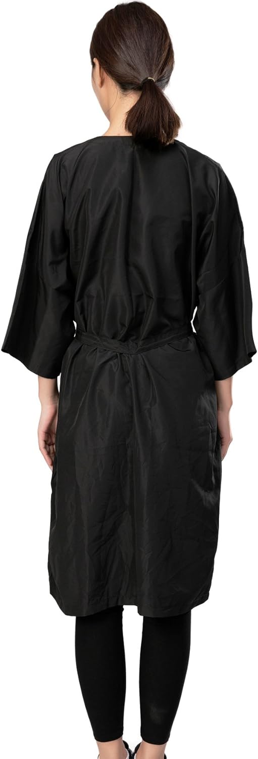 Salon Client Gown Robes Cape, Hair Salon Smock for Clients- Kimono Style, 5 Snap Closures : Beauty