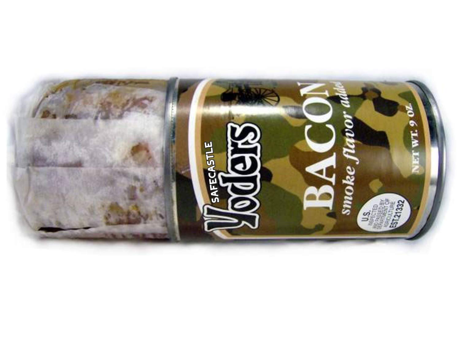 Amazon Com Yoders Fully Cooked Canned Bacon Full Case 12 Cans 9ounce Each Canned And Packaged Meats Grocery Gourmet Food