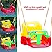 Toddler Swing Seat RESTAR 3-in-1 T-Bar Indoor and Outdoor Safe and Secure Swing Set Playing for Fun Perfect for Infants,Babies and Toddlers(Yellow/Red/Green)