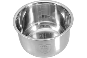 JECOMPRIS Rice Cooker Replacement Pot Cup Stainless Steel Container for Cooking Dash Cooker Liner
