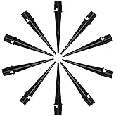 Replacement Stakes for Christmas Candy Cane Lights Outdoor 10PCS - Size 0.72 * 5 Inches, Plastic Candy Cane Pathway Markers Lights Spike, Used to Maintain Candy Cane Pathway Lights