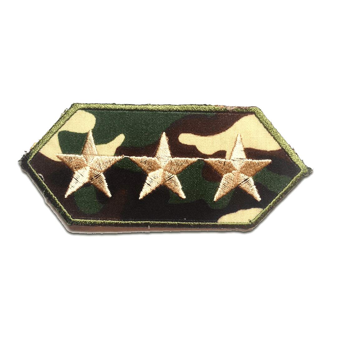 Iron on Patches Army Star Colorful 9.8x4.2cm Application