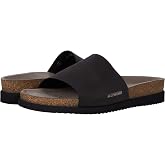 Mephisto Women's Hanik | Lightweight Supportive Leather Casual Summer Mule Sandals with Cork Midsole &amp; Flat Heel - Standard Width