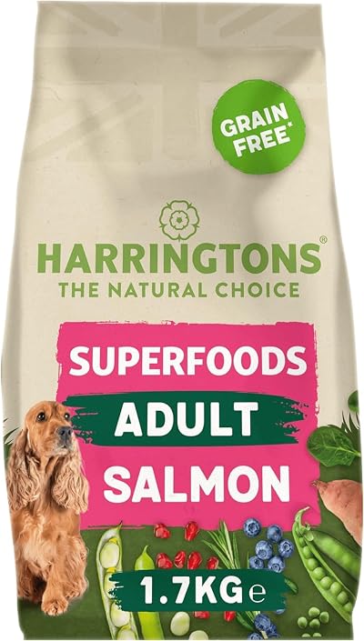 Harringtons Complete Grain Free Salmon Dog Food 1.7kg Pack of 4