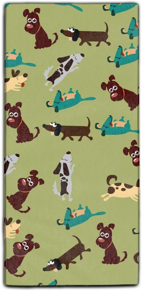 Miaoquhe Cute Alpaca with Cactus Towel Sunset Towels for Girls Teen Men