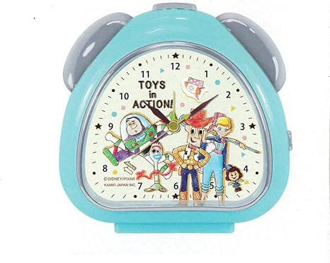 Amazon キャラクターさんかくクロック トイ ストーリー ディズニー 置き時計 掛け時計 オンライン通販