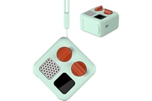 PROfezzion Silicone Case for Yoto Mini Player, Yoto Mini Jacket with Wrist Lanyard Protective Sleeve Case for Kids Mini Audio Device Anti-Slip Silicone Skin Cover - Green