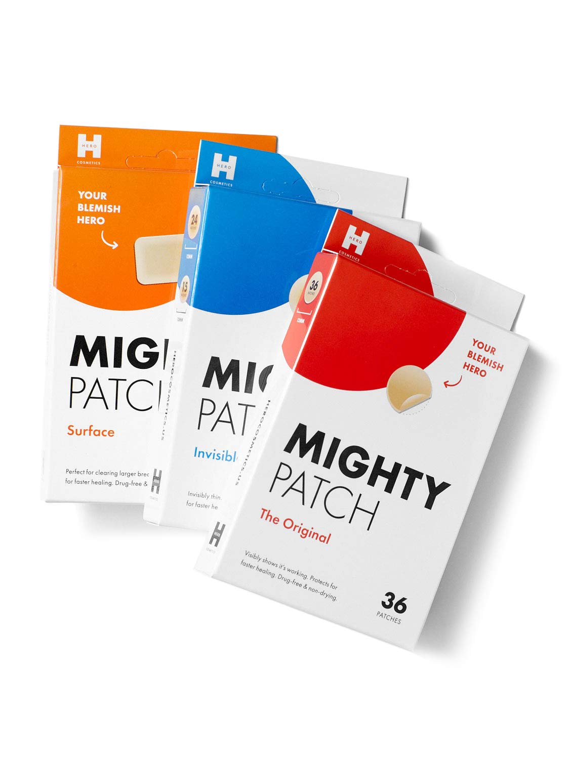 Buy Mighty Patch Original, Invisible+, & Surface Bundle Acne Patches