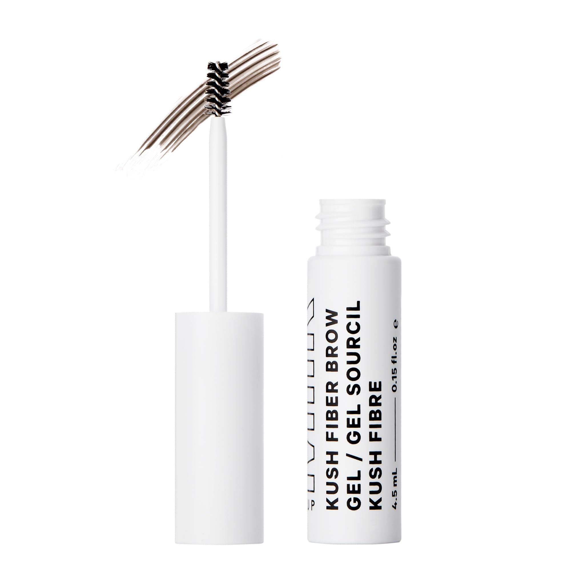 Photo 1 of Milk Makeup KUSH Fiber Brow Gel – Tinted Gel Fluffs, Fills + Holds Eyebrows for a Fuller, Natural Look – Conditioning, Vegan Formula – Grind (Dark Brown), 0.15 oz