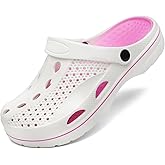 VZQ Women and Men Arch Support Clogs Slip-on Garden Shoes Outdoor Beach Slippers Sandals with Plantar Fasciitis Feet Cushion Insoles