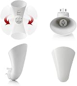 Auraglow GU10 Spotlight Uplighter Wall Light with Warm White LED Bulb view 4