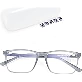 Lovispecs Distance Nearsighted Glasses For Men,Near Sighted Vision Driving Women Eyeglasses, See Farsighted Myopia TR90 Frame