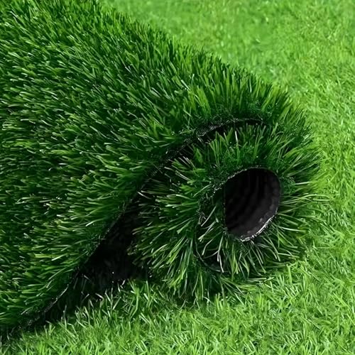 Artificial Grass Carpet,1m(100cm) x 2m(200cm) x 3cm Realistic Fake Grass Soft,Comfortable,Grass Pad Rugs for Garden Indoor Outdoor Lawn Decoration