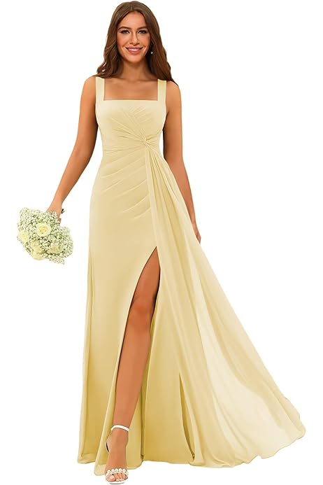 Chiffon Pleated Dress Rjer Chiffon V Neck Bridesmaid Dresses For