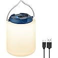 BOBKID LED Camping Lantern, Rechargeable Camping Light, 4 Modes Outdoor Flashlights Lanterns with 1000LM, Water Resistant Portable Emergency Camp Light for Hurricane Hiking Survival Kits - Blue