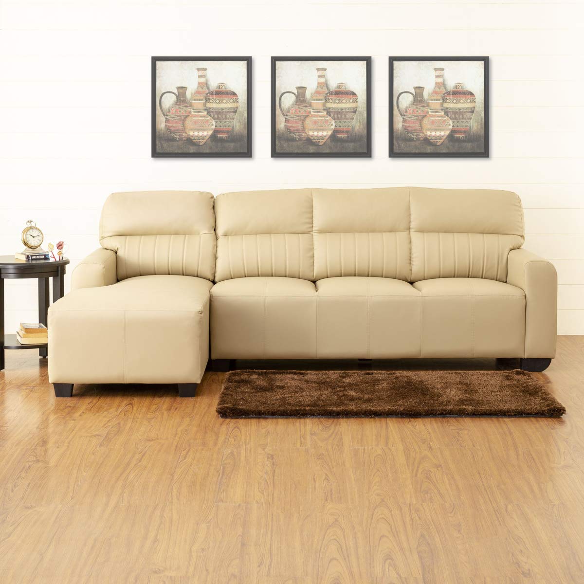 Home centre Albury Solid LeftSide Corner Sofa Amazon.in Furniture