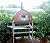 Wood fired pizza oven Pizza Party 70x70 "Bronze" + door with glass