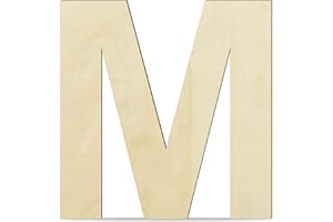 HGWOUY 12 Inch Unfinished Wooden Number 1, 1/4 Inch Thick Blank Wood Number for Wall Decor DIY Crafts Project Birthday Weddin