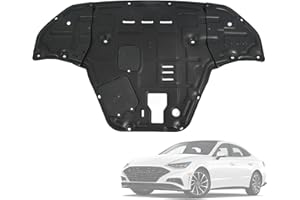 Promrmr Engine Splash Shield Guard Heavy-Duty PVC for Hyundai Sonata 2020-2023 (Not fit Hybrid) Skid Plate w/Service Holes, Vent Design & Extended Cover- Rustproof