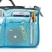 GEARONIC TM Lady Women Travel Insert Organizer Compartment Bag Handbag Purse Large Liner Tidy Bag - Blue