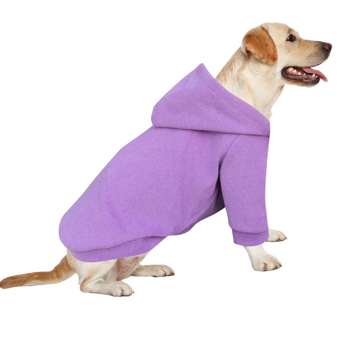 HuaLiSiJi Dog Hoodie Dog Sweatshirt Warm and Lightweight, With a Soft Texture, Elasticity Easy to Wear and Bright Colors (Purple, 5XL)