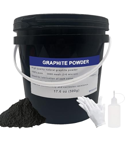 Lampenschwarz (Carbon Black) Farbpigment – 500 G, Fein Gemahlen (< 350 Mesh), Geruchlos