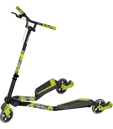 Yvolution Y Fliker C5 Carver – 3-Wheel Drift & Wiggle Scooter for