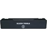KLEIN TOOLS BC701SL Tray Module Rail System Attachment, 25-Pound Load Rating, Catch All Tray, Weather-Resistant Modular Storage for Man Lifts, Scissor Lifts, and Elevated Work Platforms