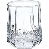 Amazon Basics Briercrest Old Fashioned Cocktail Glass Drinkware Set - Set of 6, 9-Ounce