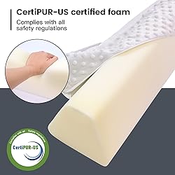YENING Baby Bed Bumpers for Toddlers Foam Bed Guard
