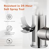 GRIFEMA Basin Mixer Tap 360° Swivel Stainless Steel Brushed Chrome G1002A view 6