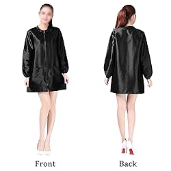 Exttlliy Chameleon Fabric Salon Smock Professional