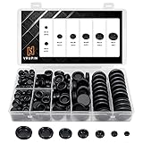 Vrupin 188 Pieces Rubber Grommet Kit – Rubber