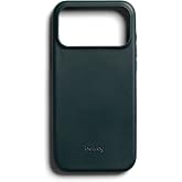 Bellroy Phone Case, Compatible with iPhone 18 Pro Max - DeepOcean | A leather case compatible with iPhone 18 Pro Max, featuring MagSafe compatibility, shock-absorbing bumpers and metal buttons.