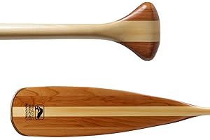 BENDING BRANCHES Beavertail - Recreational Wood Canoe Paddle with Palm Grip