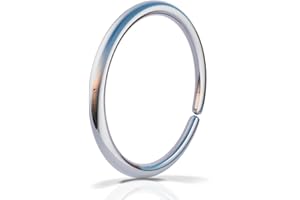 Tiny Cartilage Earring - Snug Silver Helix Piercing - 925 Silver 8mm Ring - Thin Helix Piercings Hoops