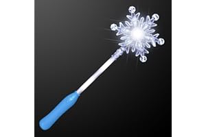 FlashingBlinkyLights Light Up Frozen Snowflake Wand