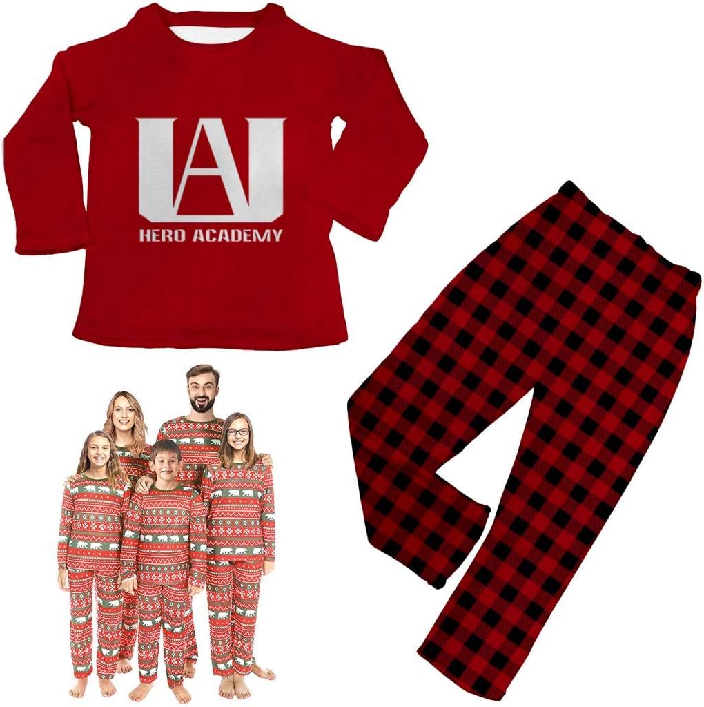 YRBZ Family Jammies, My-Hero-Academia Holiday Matching Pajamas