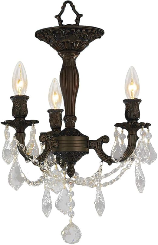 Worldwide Lighting Flemish Brass Finish Pendalogue W33302f13 Cl