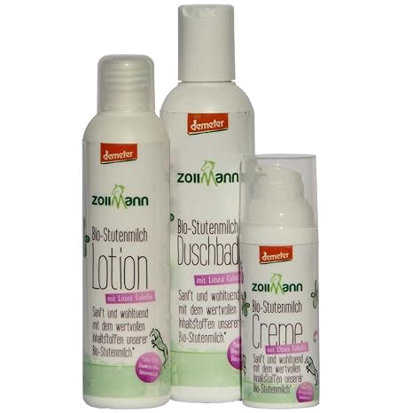 Bio Stutenmilch Hautpflegeset (1 Creme, 1 Lotion, 1 Duschbad)