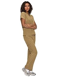 floralhue Scrubs for Women, V-Neck Scrubs Top