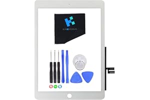 KAKUSIGA Compatible with iPad 7 2019 7th Gen 10.2" Touch Screen Glass Digitizer Replacement for A2197 A2198 A2200, Pre-Installed Adhesive,Repair Tools kit (White)