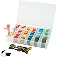 Hemline H3003.L | Plastic Large Embroidery Floss/Thread Box/Organiser
