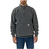 Carhartt Men's 105294 Loose Fit Midweight Quarter Zip Mock Neck Sweatshirt